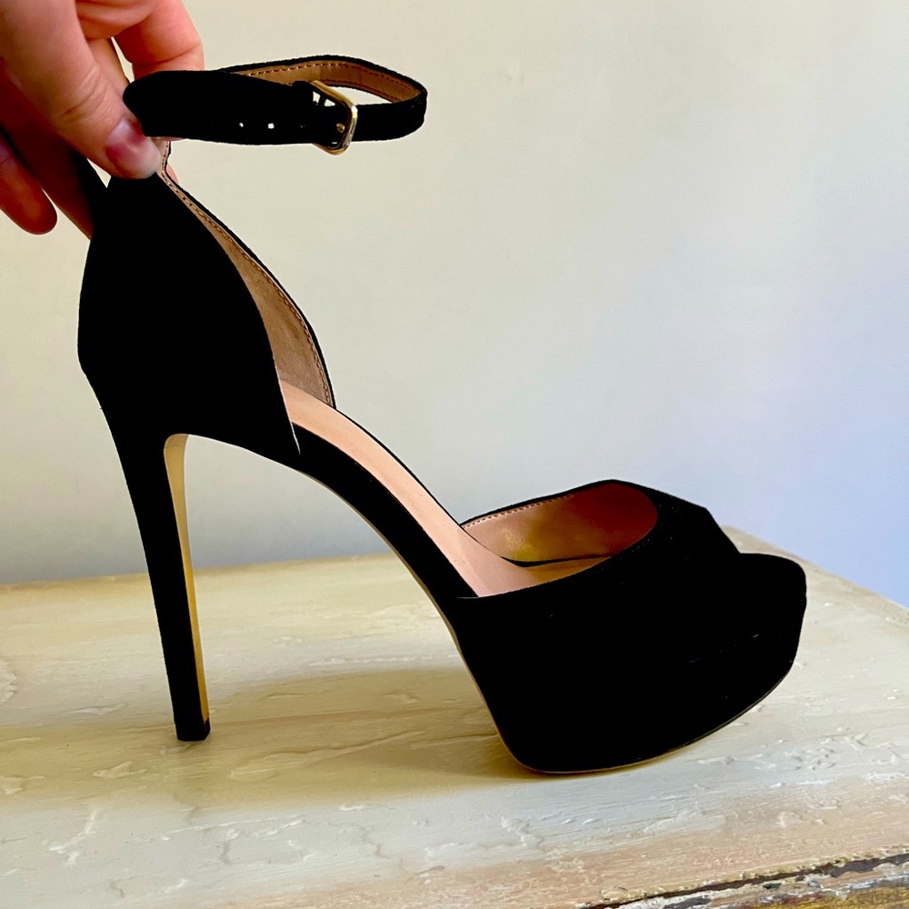 J Lo platform heels, size 9